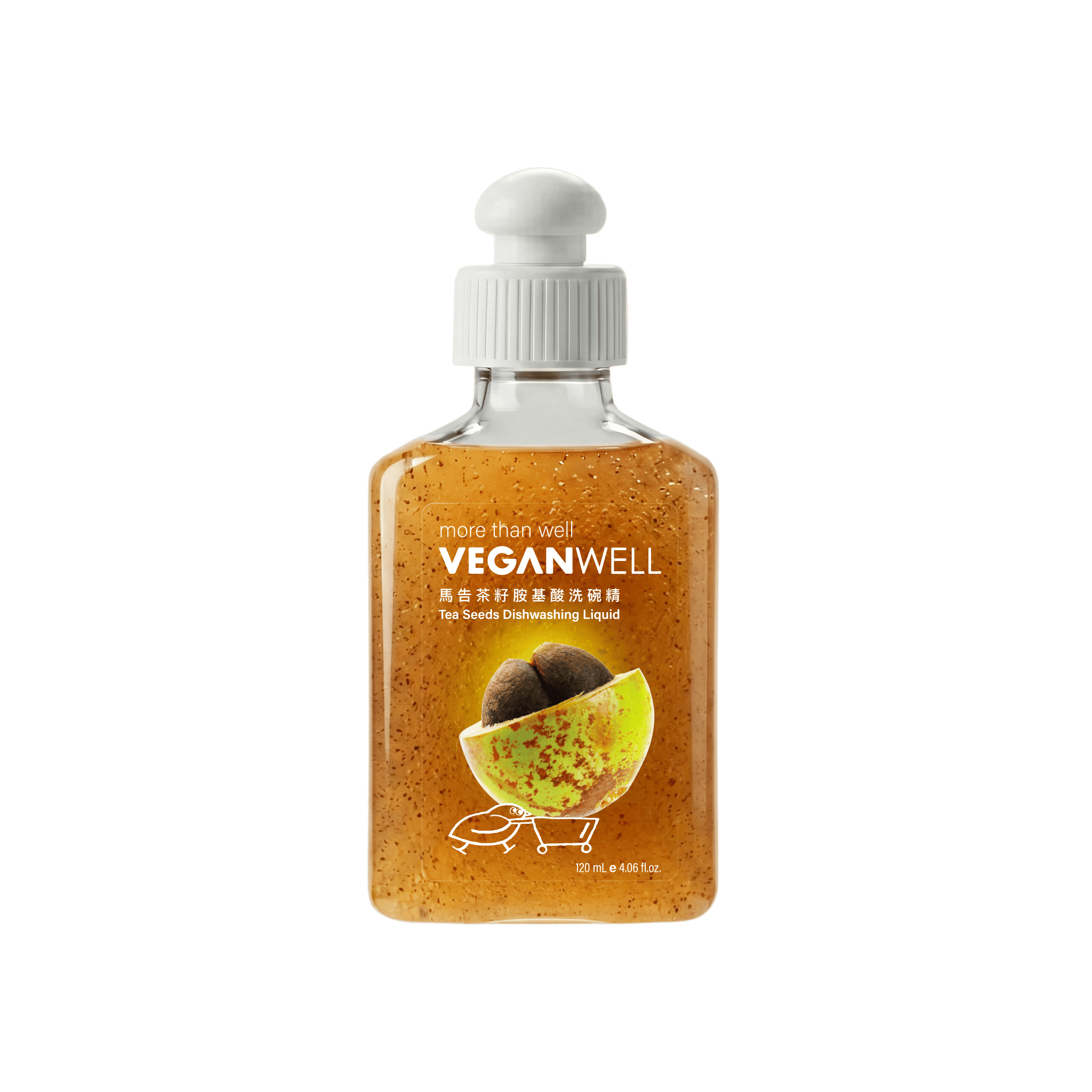 VEGANWELL 馬告茶籽胺基酸洗碗精 120mL